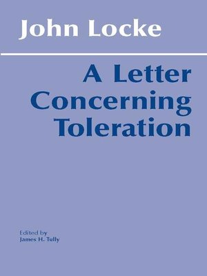 cover image of A Letter Concerning Toleration